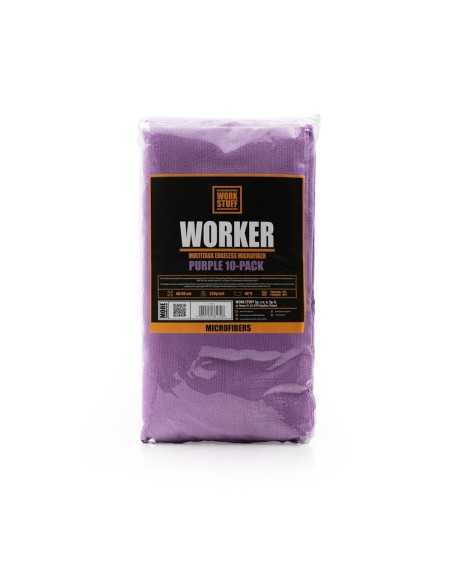 Work Stuff Worker 10-pack Purple - uniwersalna ściereczka z mikrofibry