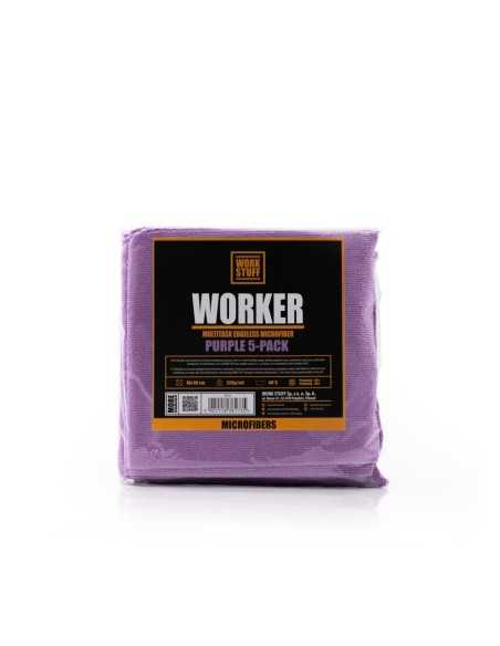 Work Stuff Worker 5-pack Purple - uniwersalna ściereczka z mikrofibry