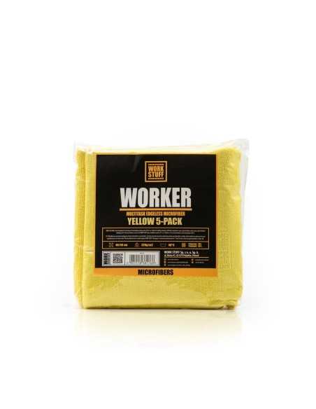 Work Stuff Worker 5-pack Yellow - uniwersalna ściereczka z mikrofibry