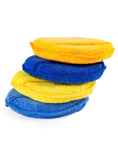 AMiO 02905 - cztery gąbki z mikrofibry 125mm