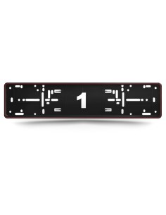 Alti Giri Mono Rosso Corsa - czerwona ramka do tablicy rejestracyjnej