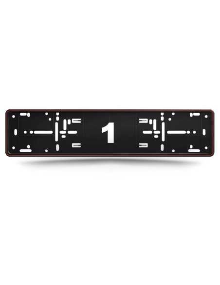 Alti Giri Mono Rosso Corsa - czerwona ramka do tablicy rejestracyjnej