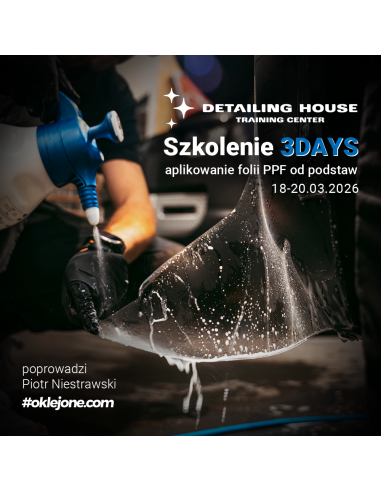 Szkolenie z aplikacji folii PPF 18-20.03.2026