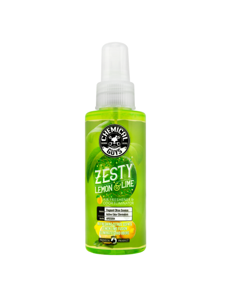 Chemical Guys Zesty Lemon & Lime Scent - odświeżacz powietrza o zapachu świeżej cytryny i limonki 118ml