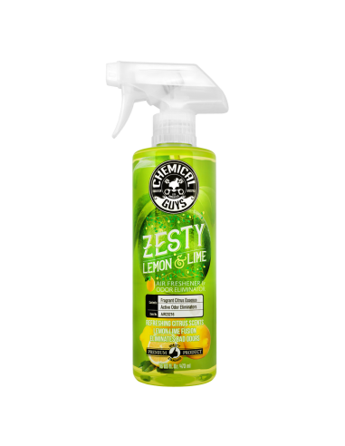 Chemical Guys Zesty Lemon & Lime Scent 473ml - odświeżacz powietrza o zapachu świeżej cytryny i limonki