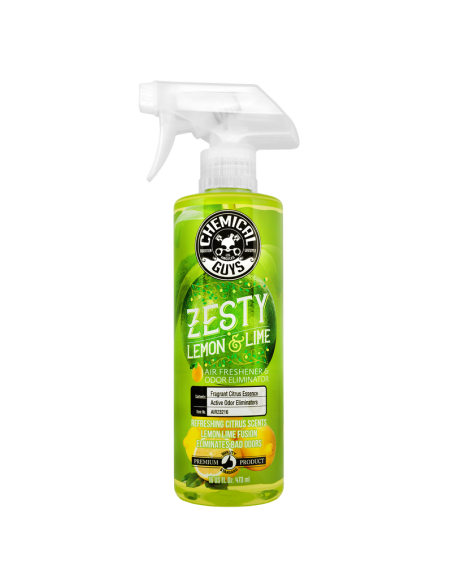 Chemical Guys Zesty Lemon & Lime Scent 473ml - odświeżacz powietrza o zapachu świeżej cytryny i limonki