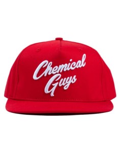 Chemical Guys 3D Box Script Logo Hat Red