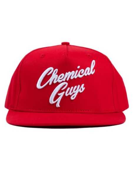 Chemical Guys 3D Box Script Logo Hat Red
