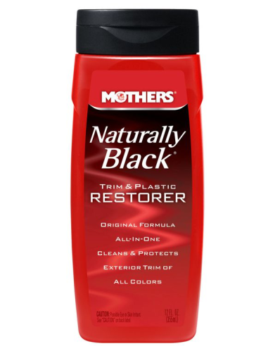 Mothers Naturally Black Trim & Plastic Restorer 355ml - dressing do plastików zewnętrznych
