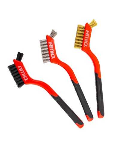 AMiO 02827 - zestaw szczotek drucianych