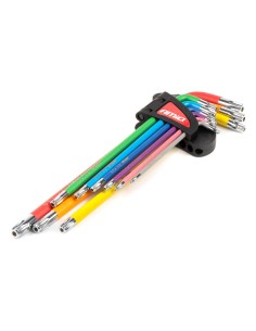 AMiO 04301 - zestaw długich kluczy Torx 9 szt.