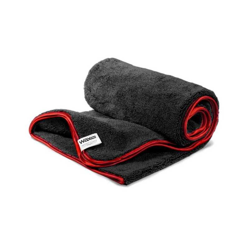 Ręcznik waxPRO Fluffy Dryer Black 600gsm 100x60 cm – Profesjonalne osuszanie lakieru
