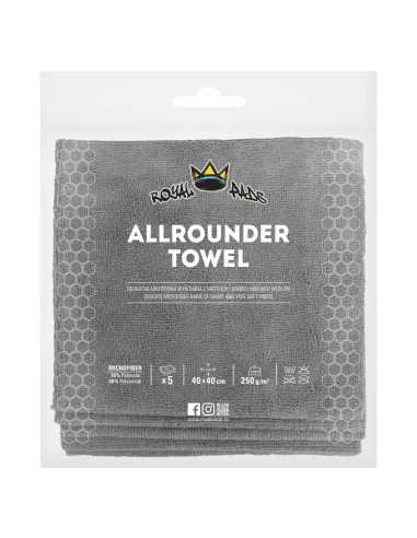 Royal Pads Allrounder Towel 40x40cm 5szt - zestaw bezszwowych mikrofibr 250gsm