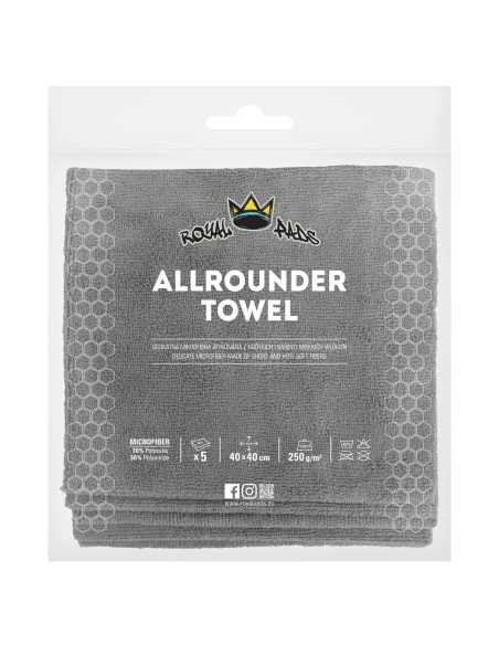 Royal Pads Allrounder Towel 40x40cm 5szt - zestaw bezszwowych mikrofibr 250gsm