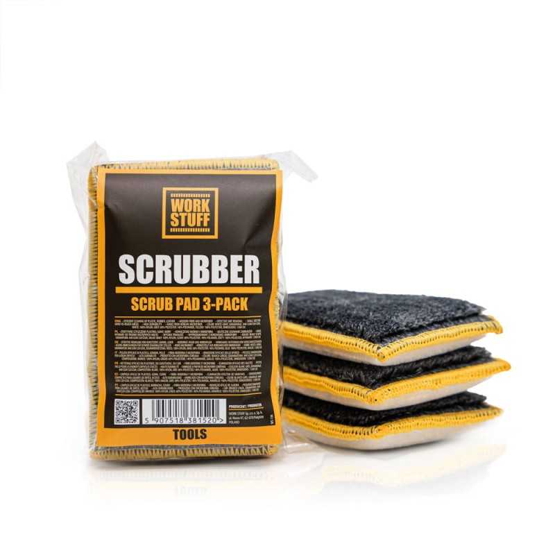 Work Stuff Scrubber Scrub Pad 3-pack – Dwustronny Pad do Czyszczenia Wnętrza