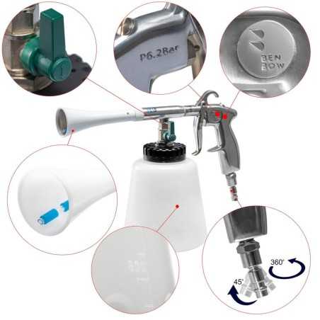 BenBow Blue Storm PRO 101 – pistolet czyszczący z metalową tubą