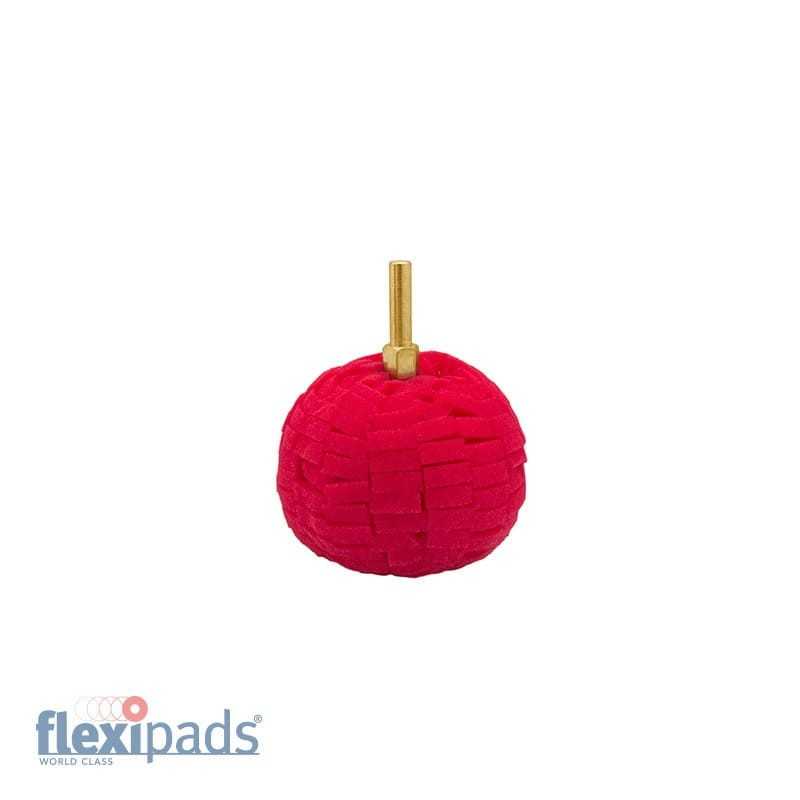 Flexipads Kulka Polerska 70mm z trzpieniem 6mm - gąbka na wkrętarkę do polerowania felg, lakieru, trudno dostępnych miejsc