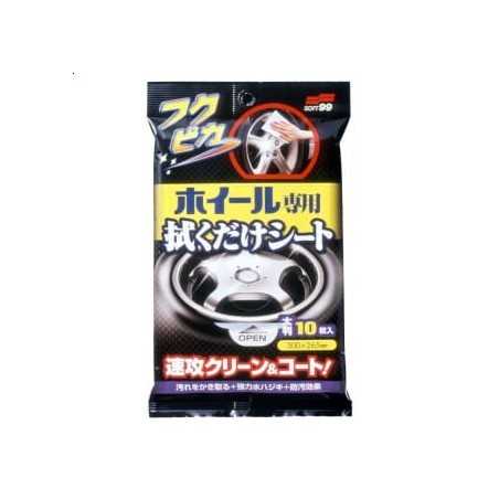 Soft99 Wheel Cleaning Wipe - chusteczki do felg 10szt