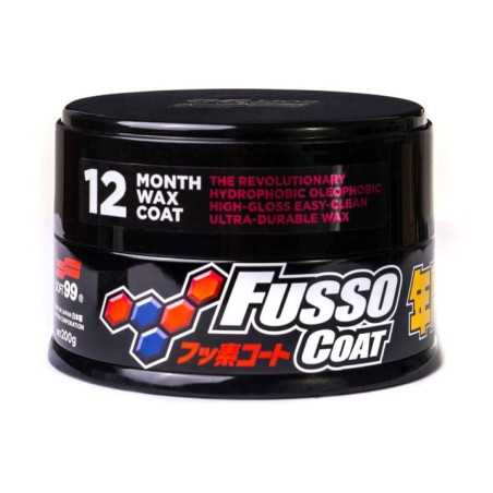 Soft99 New Fusso Coat 12 Months Wax Dark 200g - wosk do ciemnych lakierów