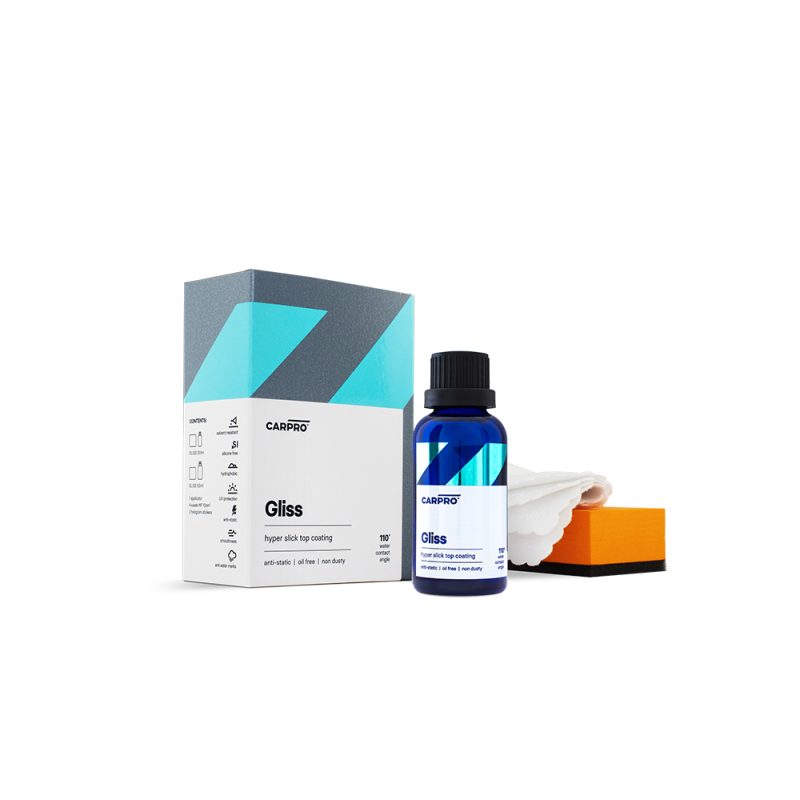 CarPro Gliss 30ml - top coat powłoka o wysokim połysku i głębi