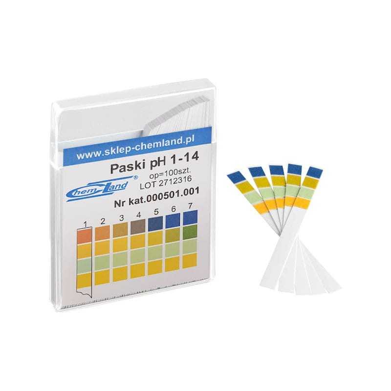 Papierki wskaźnikowe pH 1-14 uniwersalne