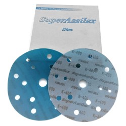 Kovax Super Assilex K400 152mm 15H - krążek ścierny na rzep
