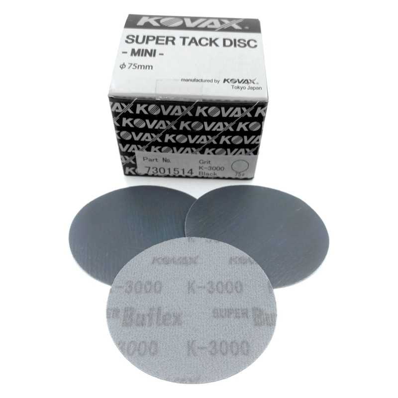 Kovax Buflex Dry 75mm black K3000 - krążek ścierny na rzep