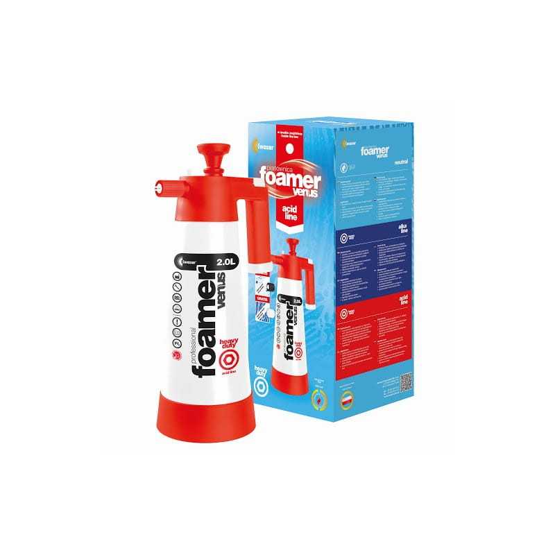 Kwazar Venus Super Foamer ACID 2 l – ręczna pianownica do chemii kwaśnej