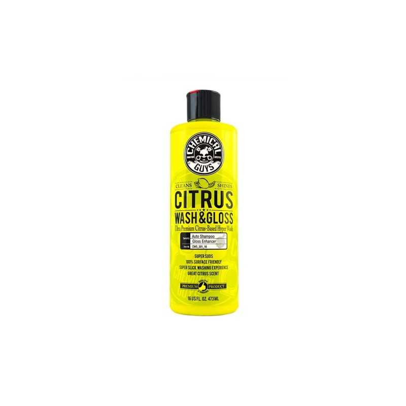 Chemical Guys Citrus Wash And Gloss 473ml - mocno skoncentrowany, cytrusowy szampon samochodowy