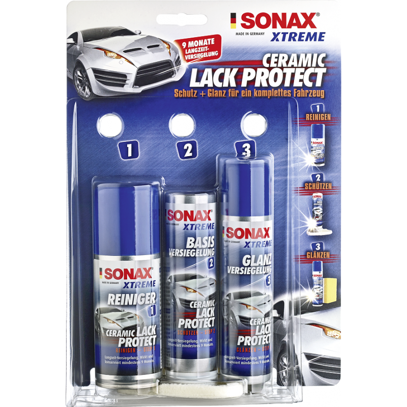 Sonax Xtreme Ceramic Lack Protect – zestaw do ochrony i nabłyszczania lakieru