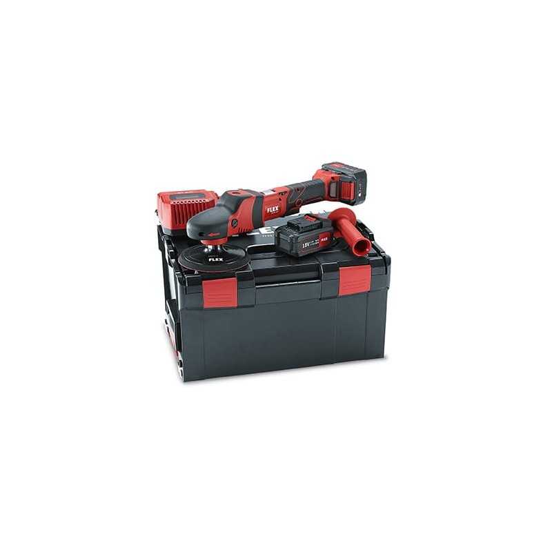FLEX AKU PE 150 18.0-EC/5.0 Set – akumulatorowa maszyna polerska Dual Action 18 V