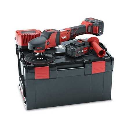 FLEX AKU PE 150 18.0-EC/5.0 Set – akumulatorowa maszyna polerska Dual Action 18 V