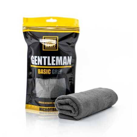 Work Stuff Gentleman Basic – szara mikrofibra bezkrawędziowa 40×40 cm 350 GSM
