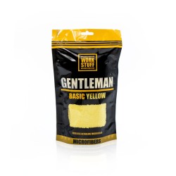 Work Stuff Gentleman Basic – żółta mikrofibra bezkrawędziowa 40×40 cm 350 GSM