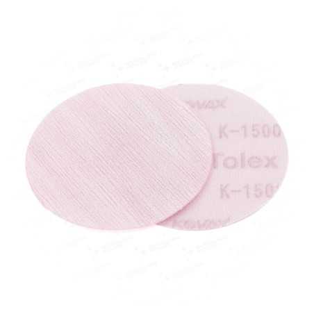 Kovax Tolex 75mm K1500 bez otworów - krążek ścierny na rzep
