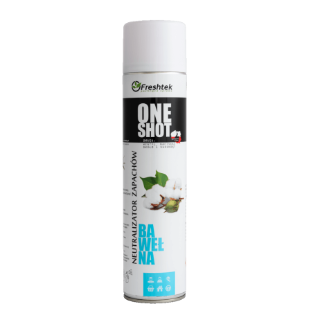 Freshtek One Shot Bawełna 600ml - neutralizator zapachów
