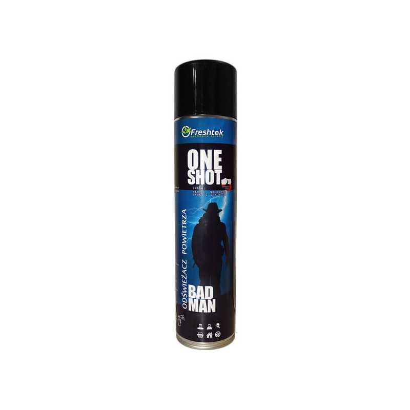 Freshtek One Shot Premium Line Bad Man 600ml - odświeżacz powietrza