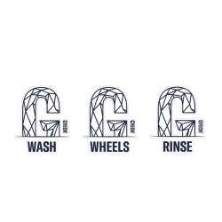 Gyeon Wash Bucket Stickers - naklejki na wiadra