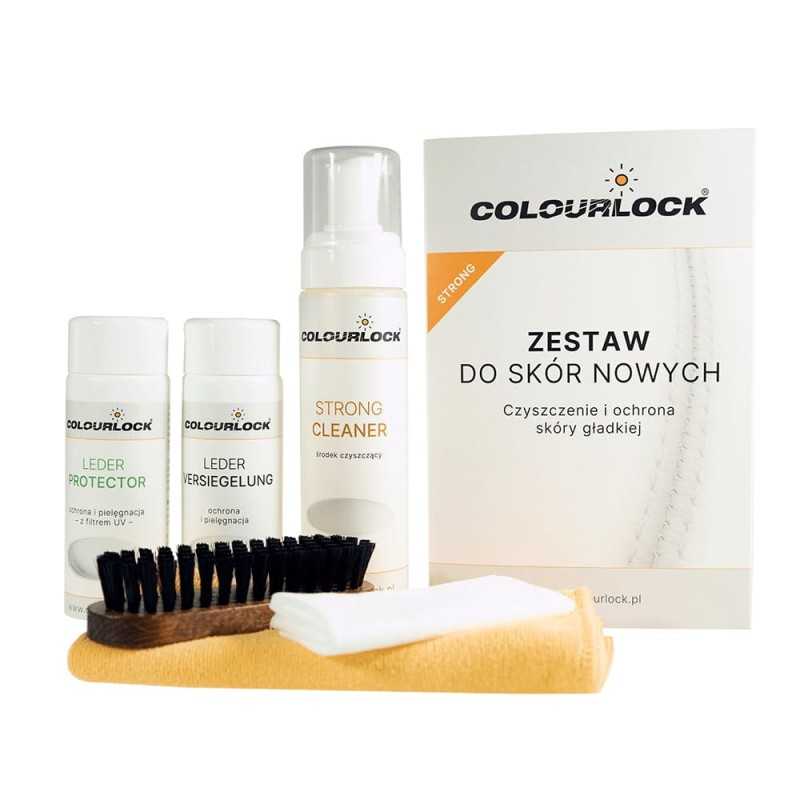Colourlock Zestaw Strong Clean + Protector – zestaw do pielęgnacji nowych skór