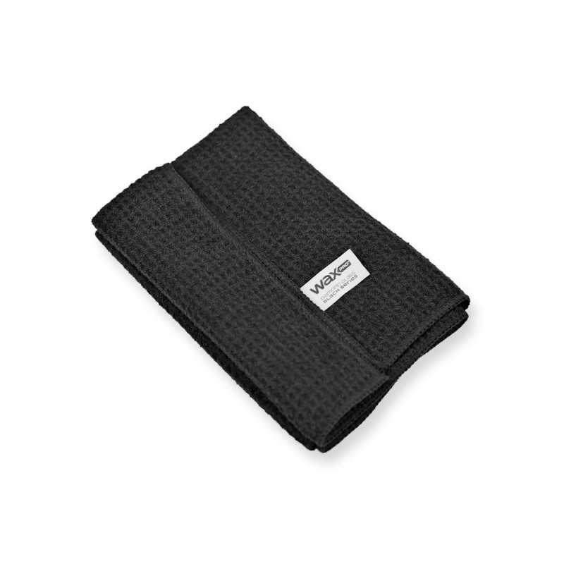 WaxPRO Diamond Glass Black Series 40x40 cm 900gsm – mikrofibra waflowa