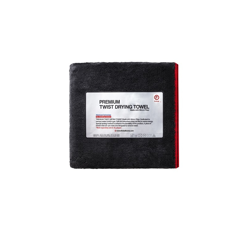 Fireball Black Fox Twist Drying Towel 70x90 cm – Profesjonalny ręcznik do osuszania lakieru