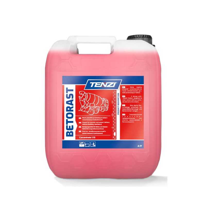 Tenzi Betorast 10L - preparat do usuwania rdzy i nacieków cementowych