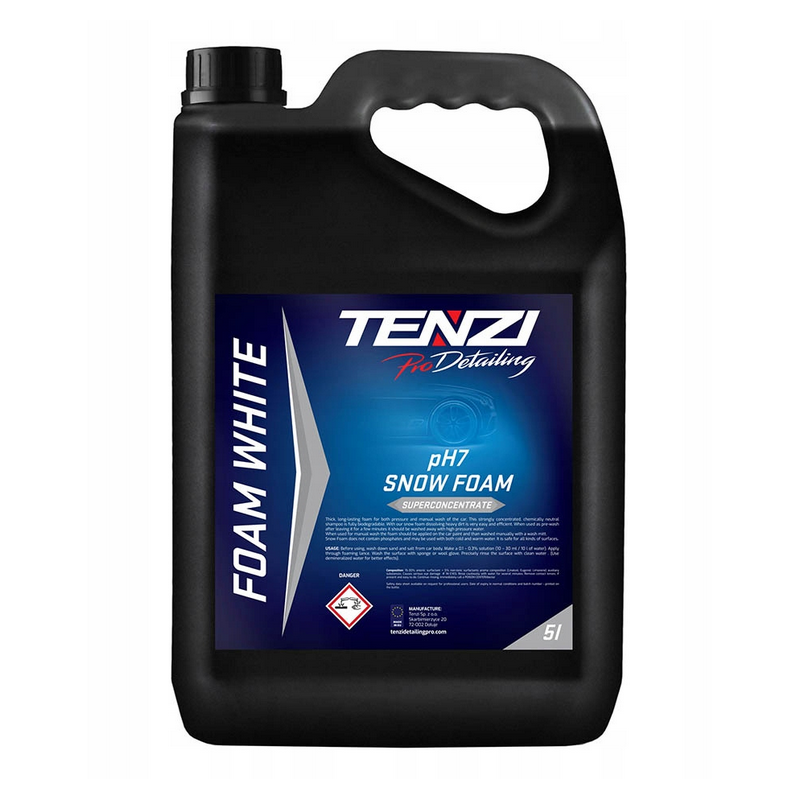 Tenzi ProDetailing Foam White 5L – piana aktywna o neutralnym pH