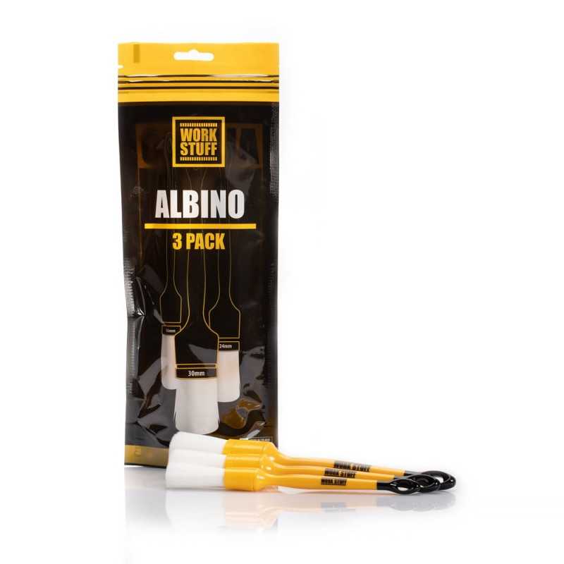 Work Stuff Detailing Brush Albino 3 Pack – zestaw pędzelków detailingowych