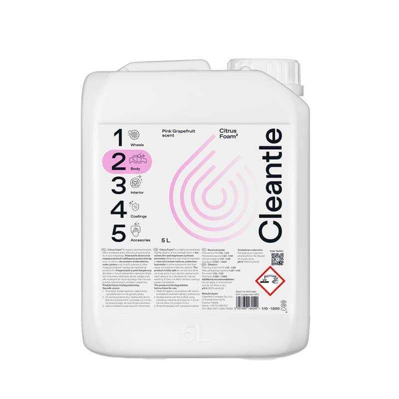 Cleantle Citrus Foam 5L – zasadowa piana cytrusowa
