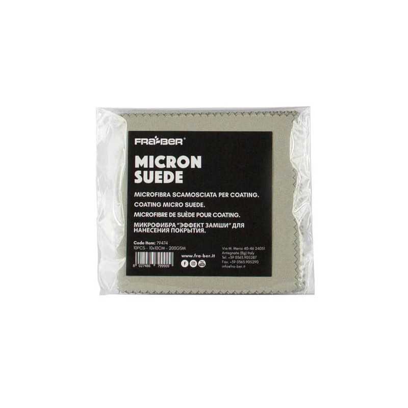 Innovacar Micron Suede 10x10 200gsm Grey 10 szt. - mikrofibra do powłok ochronnych
