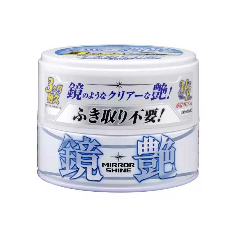 SOFT99 Mirror Shine Wax Light - wosk tworzący lustrzany połysk na jasnych lakierach