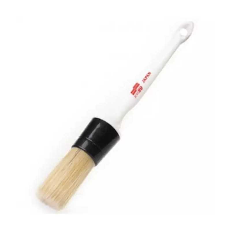 Soft99 Interior Brush Black - delikatny pędzelek do czyszczenia wnętrza 24mm