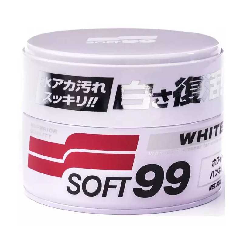 SOFT99 White Soft Wax - wosk do jasnych lakierów 350g