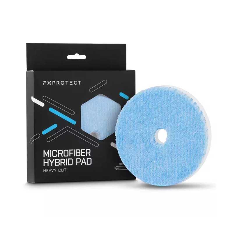 FX Protect Microfiber Hybrid Pad Heavy Cut 135mm - mocno tnący hybrydowy pad polerski 135mm